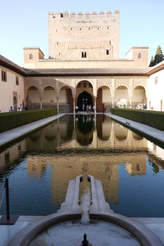 Granada Alhambra Courtyard